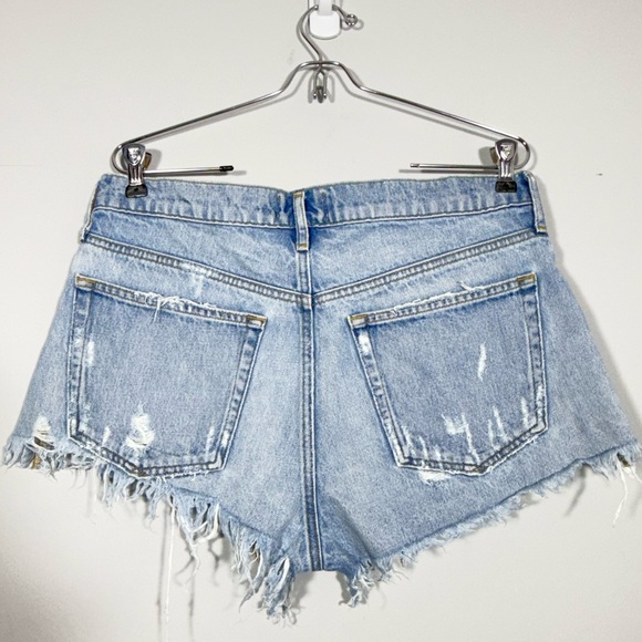 AGOLDE PARKER VINTAGE CUT OFF SHORTS IN SWAPMEET 29 Distressed Denim Jean Shorts - Picture 7 of 15